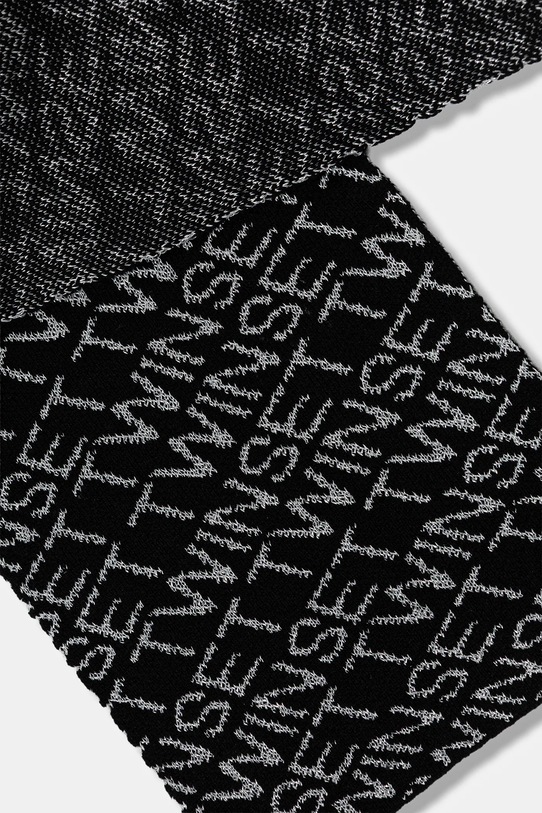 Šál s prímesou vlny Twinset 252TA4251 čierna AW25