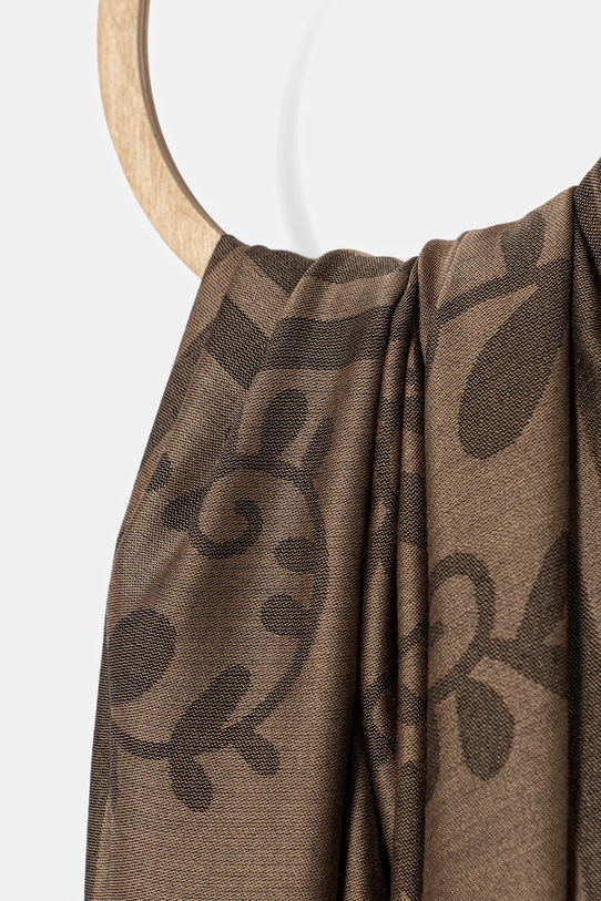 Twinset chusta 252TO5410 brązowy AW25