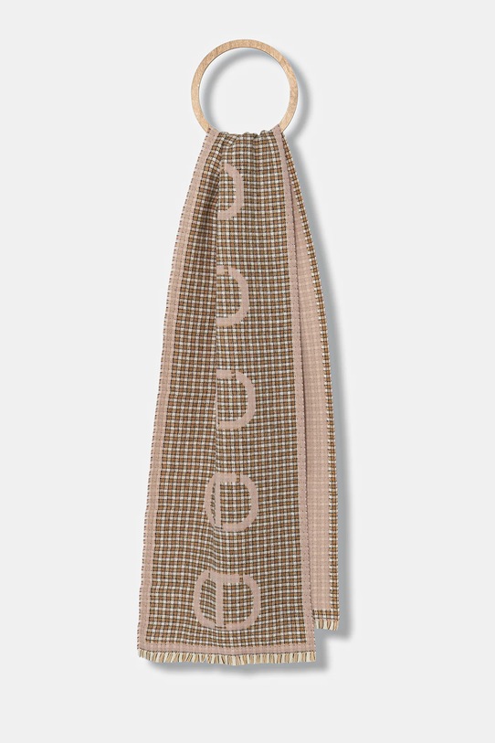Twinset szalik tkanina beżowy 252TO5010