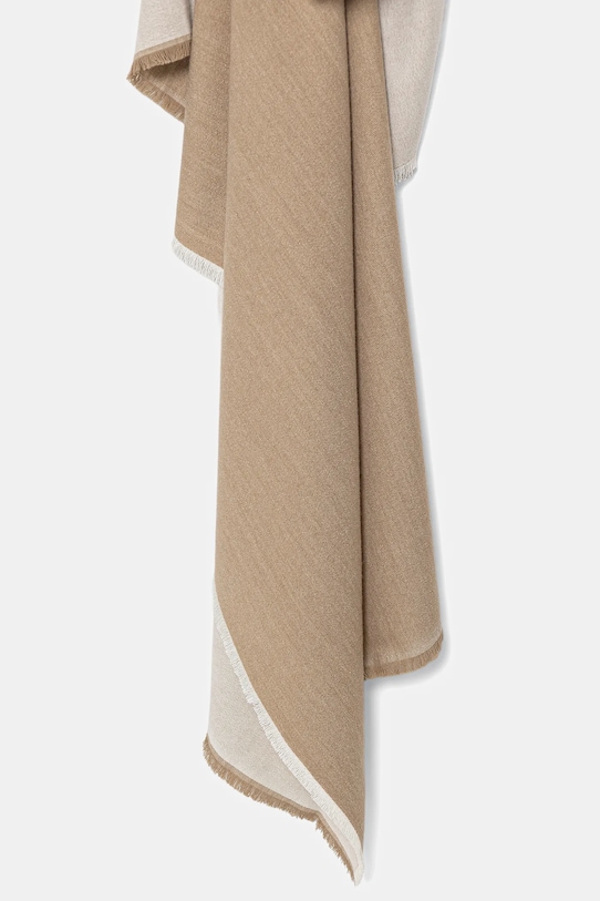 Šal z dodatkom volne BOSS Joely_60*190 50558638 bež AW25