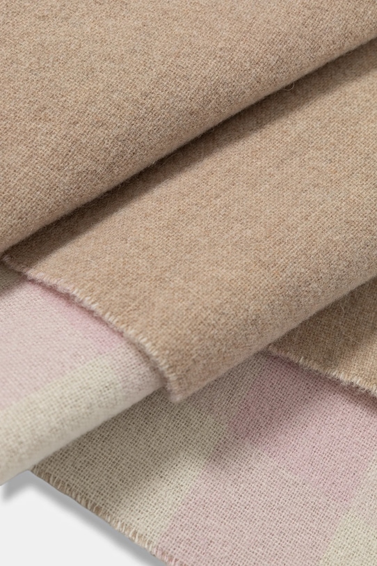 Akcesoria BOSS szalik z dodatkiem wełny 50558654 beżowy