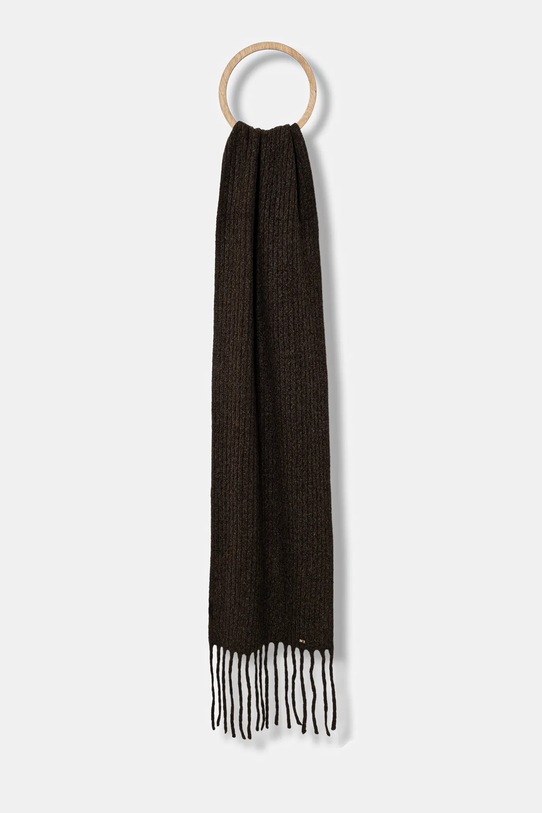 Tommy Hilfiger sciarpa maglia marrone AW0AW17793