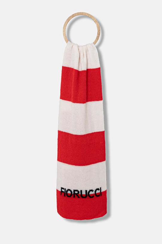 Fiorucci wool scarf Logo Alpaca wool red W02FPASC470KN11RD02
