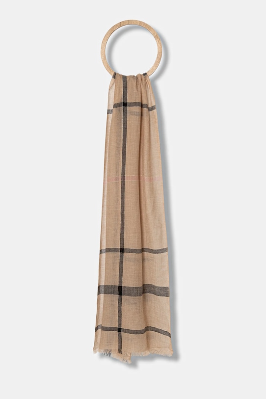 Marella fular de lână cu adaos de lână maro 2523546066200