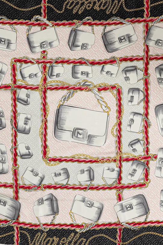 Marella eșarfă de mătase 2523546076200 alb AW25