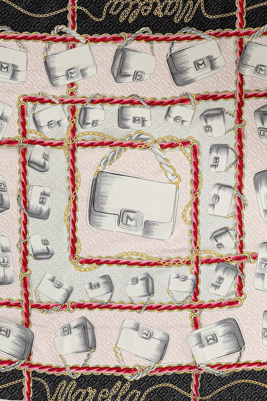 Marella chusta jedwabna 2523546076200 różowy AW25