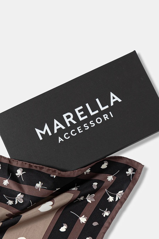 Marella chusta jedwabna brązowy 2523546126200