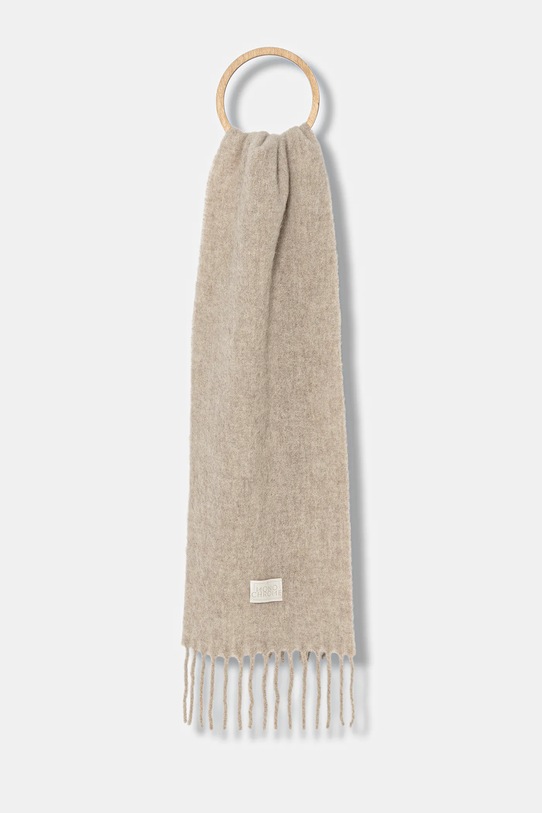 Marella fular de lână tricotaj bej 2523546057200