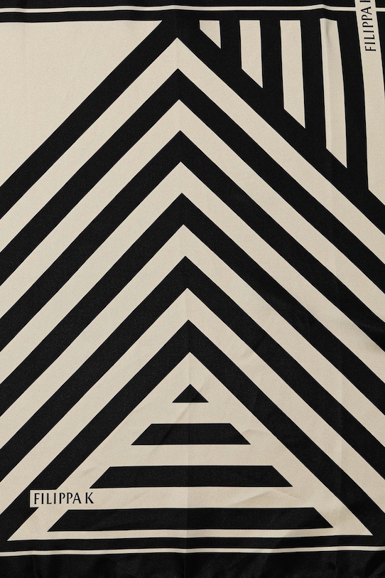 Filippa K apaszka jedwabna 31821.FK czarny AW25