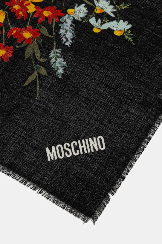 Moschino chusta wełniana M3279.3277 czarny AW25