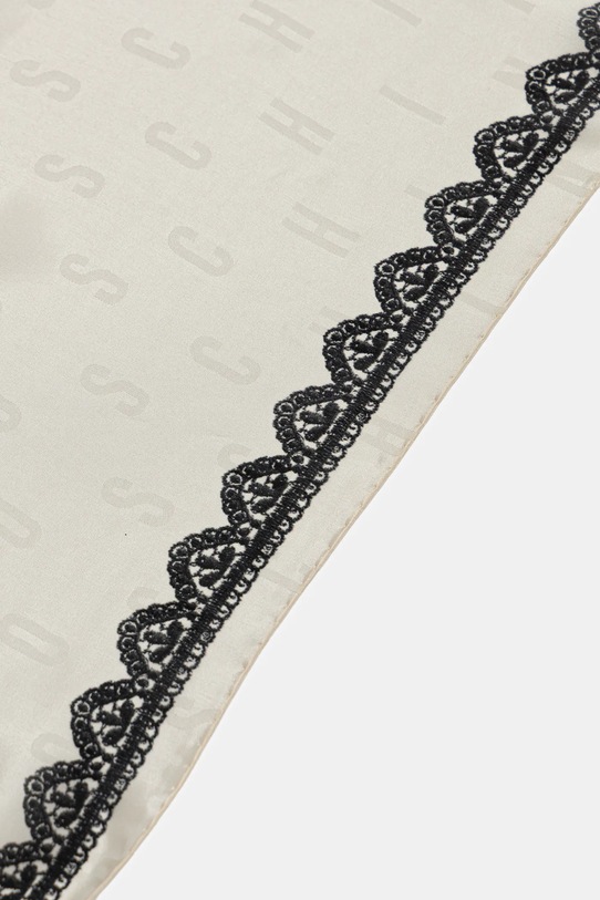 Moschino chusta jedwabna M3291.3157 beżowy AW25