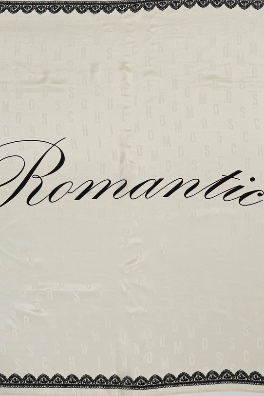 Accesorii Moschino eșarfă de mătase M3291.3157 bej