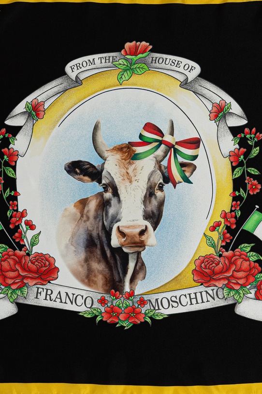 Akcesoria Moschino apaszka jedwabna M3295.3548 czarny