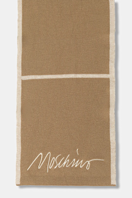 Moschino sciarpa in lana M3351.30843 beige AW25