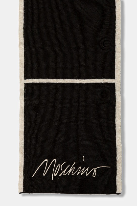 Moschino sciarpa in lana M3351.30843 marrone AW25