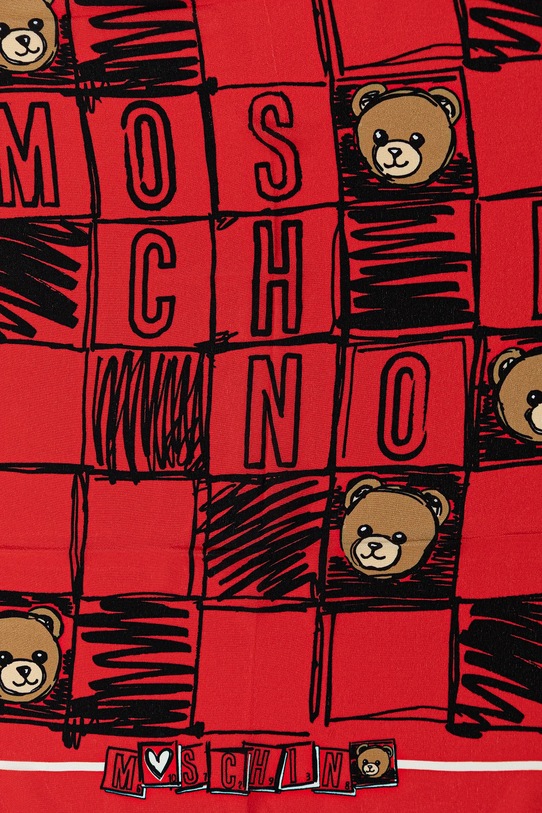 Moschino foulard in seta M5842.50221 rosso AW25