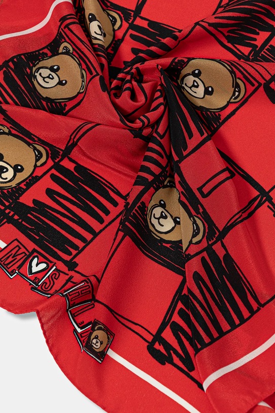 Accessori Moschino foulard in seta M5842.50221 rosso