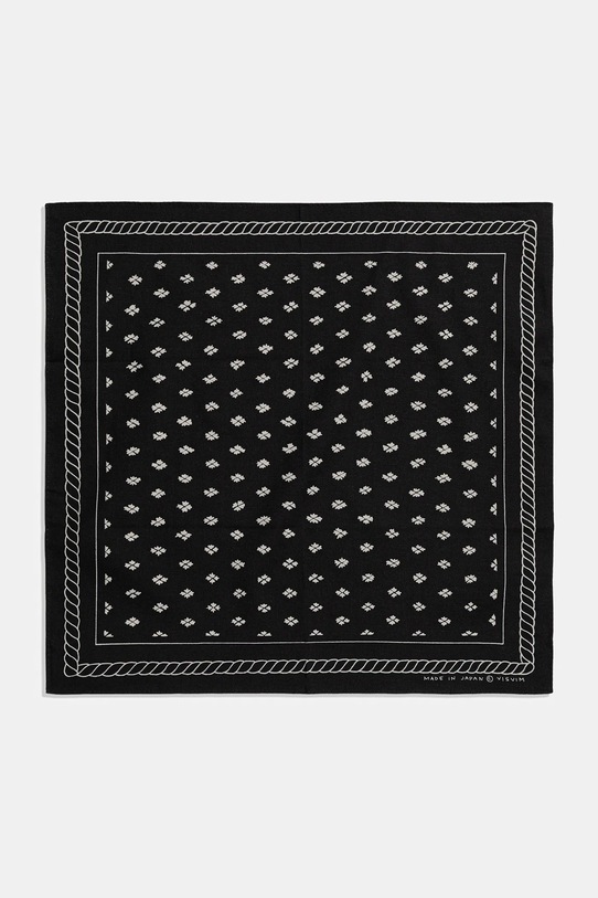 Пов'язка з шовком Visvim bandana c/si chambray 125103003001 чорний AW25