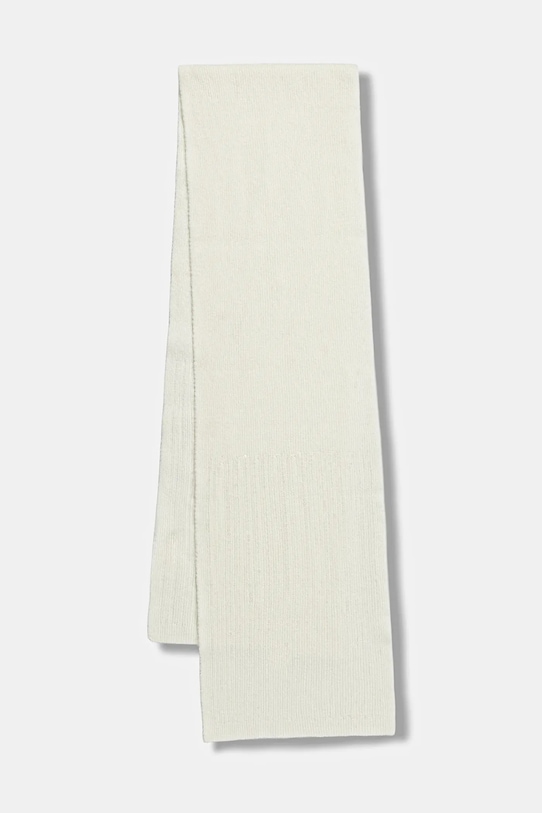 Morgan szalik z domieszką wełny dzianina beżowy 5ESEQUI