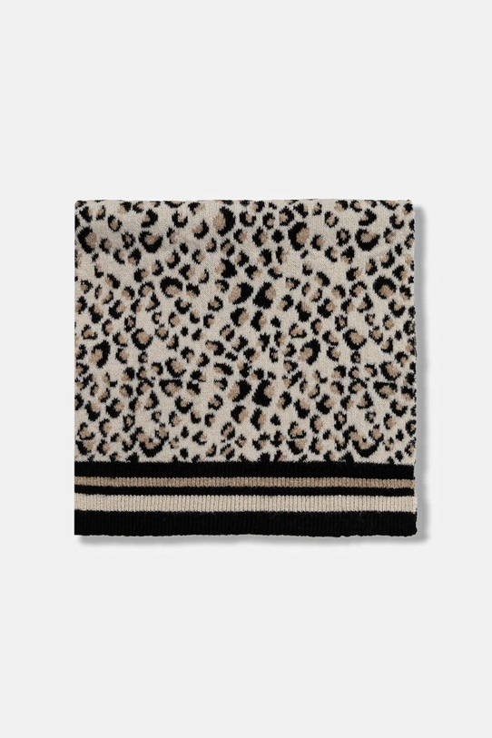 Kratki šal s primjesom vune Morgan 5OREO smeđa AW25