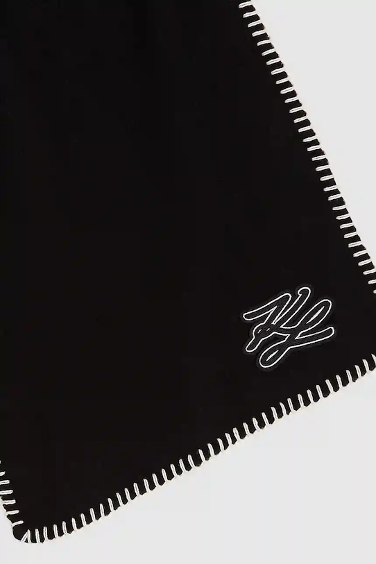 Аксесоари Вълнен шал Karl Lagerfeld K/AUTOGRAPH A4W33114 черен