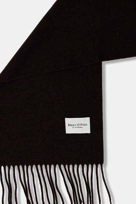 Вовняний шарф Marc O'Polo 508805102065 коричневий AW25