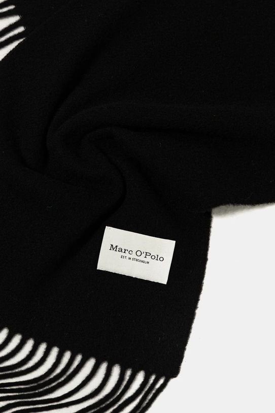 Vlněná šála Marc O'Polo 509805102065 černá AW25