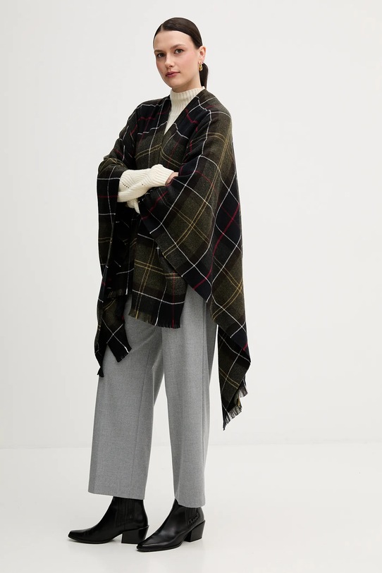 Barbour poncho LSC0184 zielony AW25