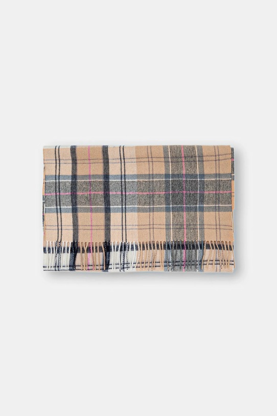 Barbour szalik wełniany LSC0477 beżowy AW25