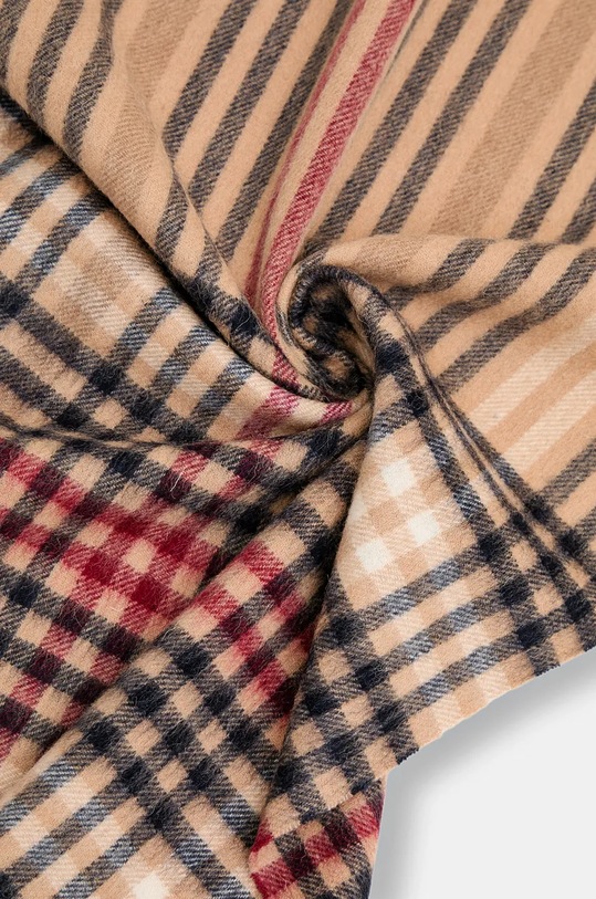 Akcesoria Barbour szalik wełniany LSC0482 brązowy