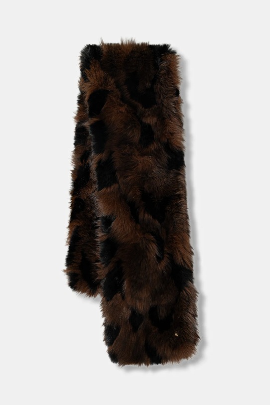 Kurt Geiger London szalik tkanina brązowy 9433630609