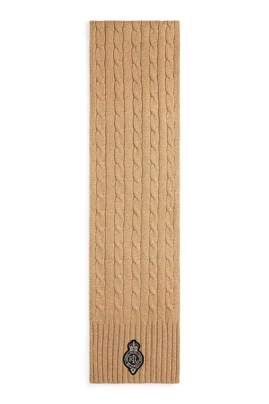Шарф з додаванням вовни Lauren Ralph Lauren 454P04456 коричневий AW25