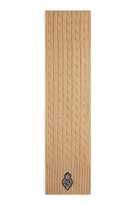 Шарф з додаванням вовни Lauren Ralph Lauren 454P04456 коричневий AW25