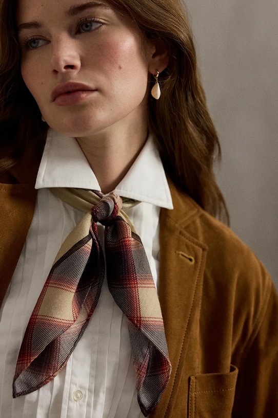 Doplňky Vlněný šátek Polo Ralph Lauren 455P04665 béžová