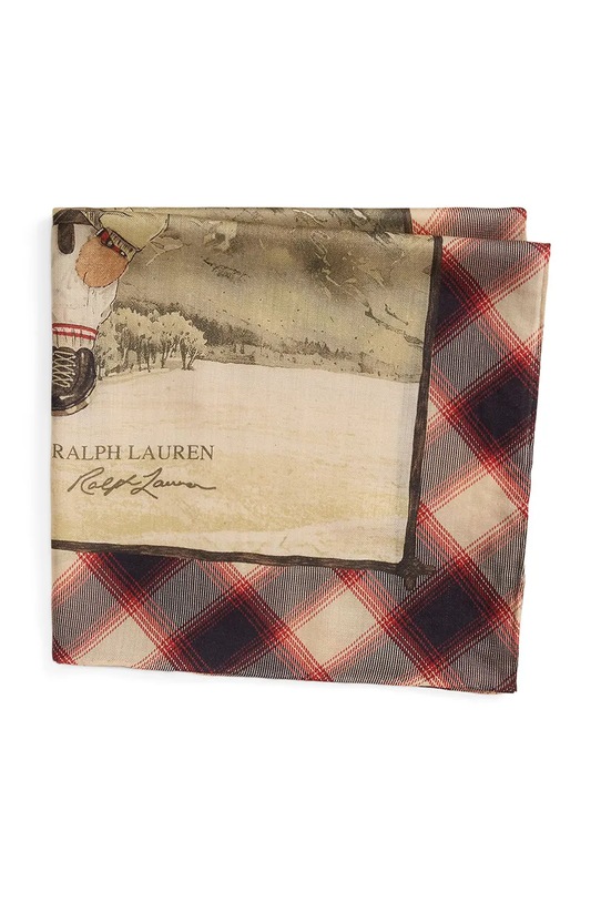 Хустка з вовною Polo Ralph Lauren 455P04665 бежевий AW25