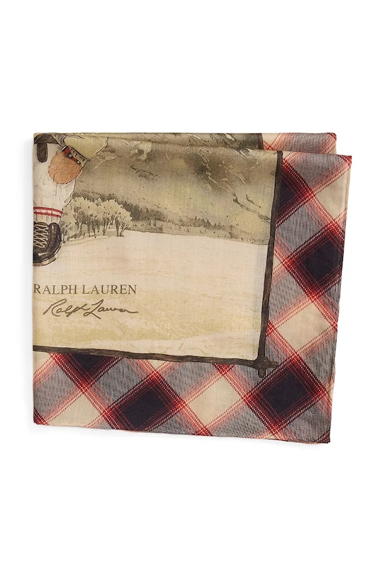 Платок с шерстью Polo Ralph Lauren 455P04665 бежевый AW25