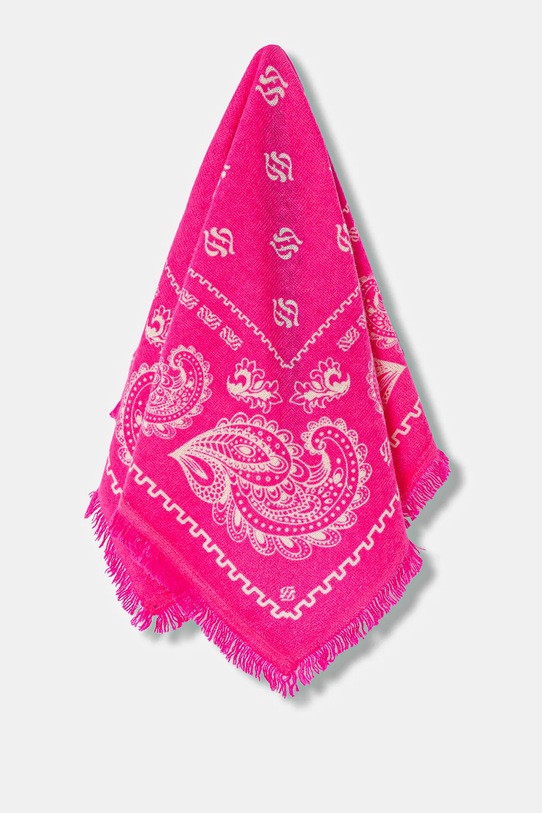 FROM FUTURE eșarfă de cașmir panza roz AFO03309