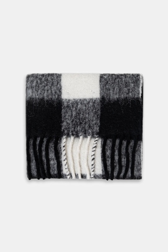 WRSTBHVR szalik z domieszką wełny Rania U9725AL.3042 czarny AW25