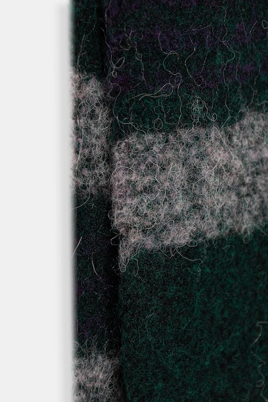 Κασκόλ με προσθήκη μαλλιού United Colors of Benetton 62QJDU027 τιρκουάζ AW25