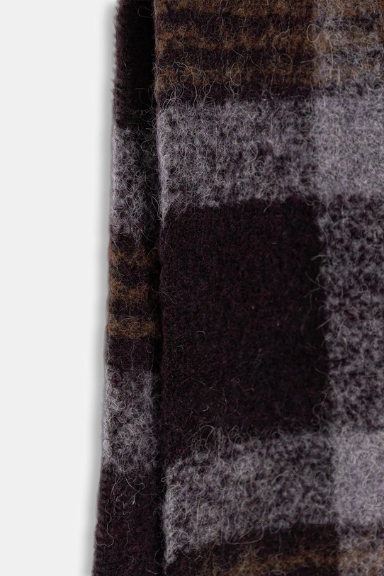 Šal s dodatkom vune United Colors of Benetton 62QJDU027 bordo AW25