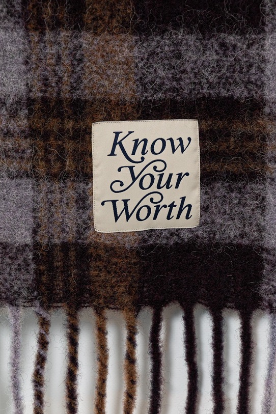 Dodaci Šal s dodatkom vune United Colors of Benetton 62QJDU027 bordo