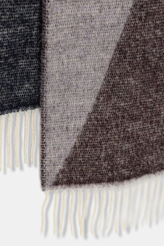 Κασκόλ με προσθήκη μαλλιού United Colors of Benetton 64G8DU024 μωβ AW25