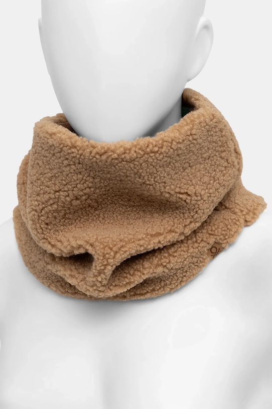 Кръгъл шал United Colors of Benetton 69FWDU02D кафяв AW25