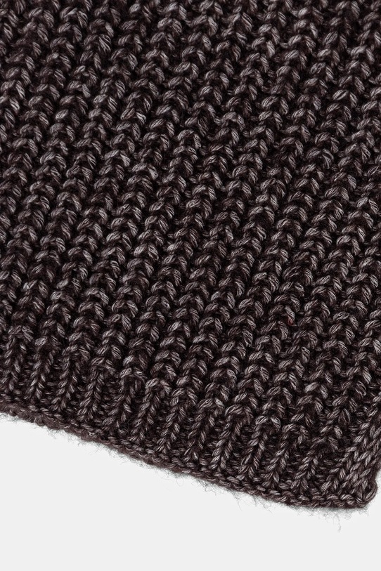 Akcesoria Sisley szalik z dodatkiem wełny 1H5BLU00Z brązowy