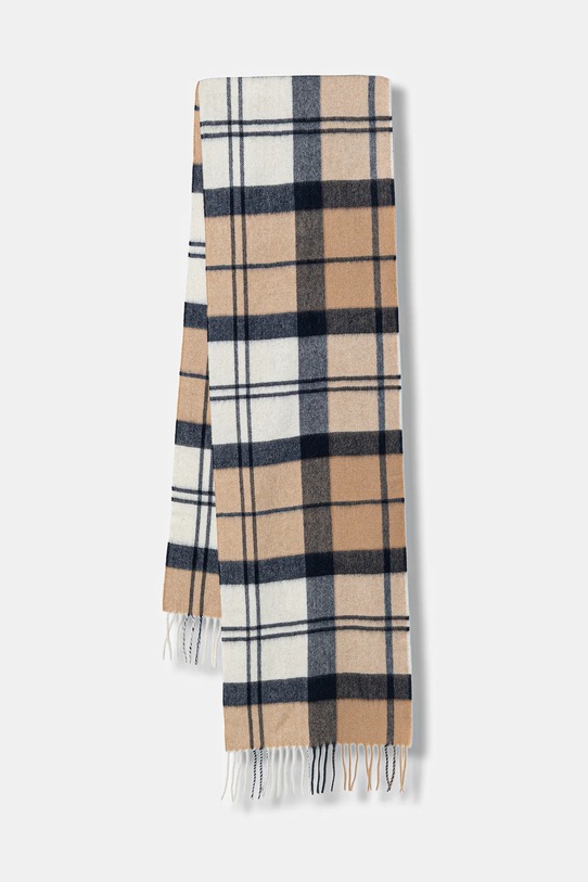 Barbour szalik kaszmirowy tkanina beżowy LSC0479