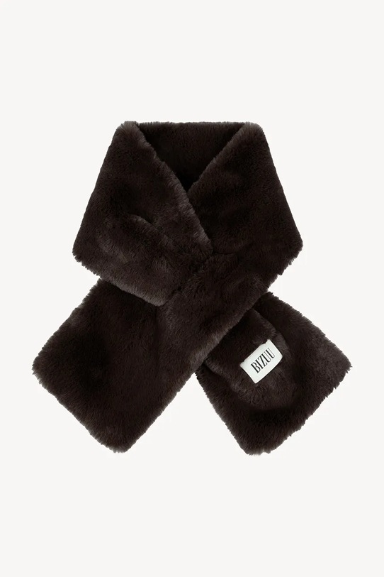 Шарф Bizuu FLUFFY тканина коричневий FLUFFY.BRAZOWY