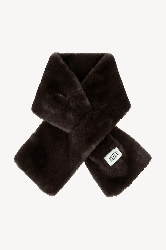 Шарф Bizuu FLUFFY тканина коричневий FLUFFY.BRAZOWY