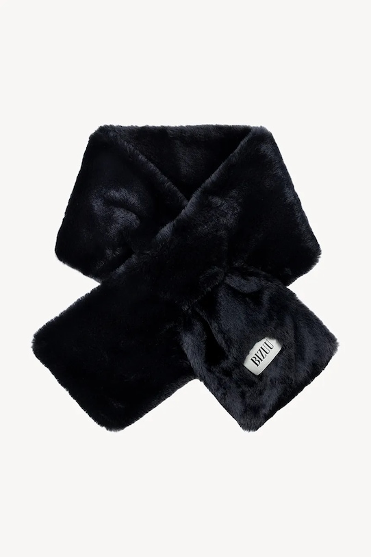 Bizuu szalik FLUFFY FLUFFY.CZARNY czarny AW25