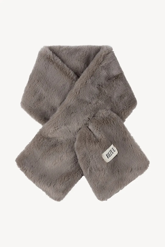 Bizuu szalik FLUFFY tkanina szary FLUFFY.TAUPE