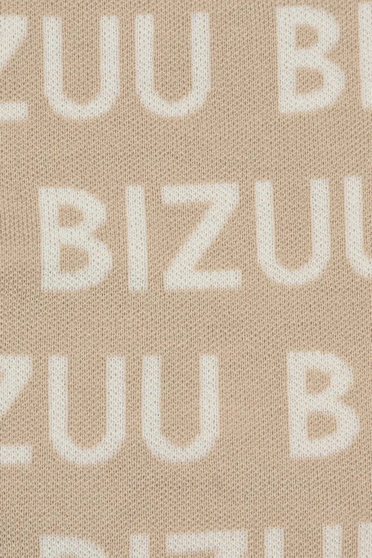 Шарф з додаванням вовни Bizuu LOGGU LOGGU.BEZOWY бежевий AW25